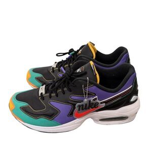 Nike Air Max 2 Light  Black Purple Teal Orange Yellow Men's Size 8.5 wme 10